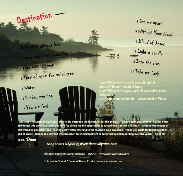 Destination Album cover - back